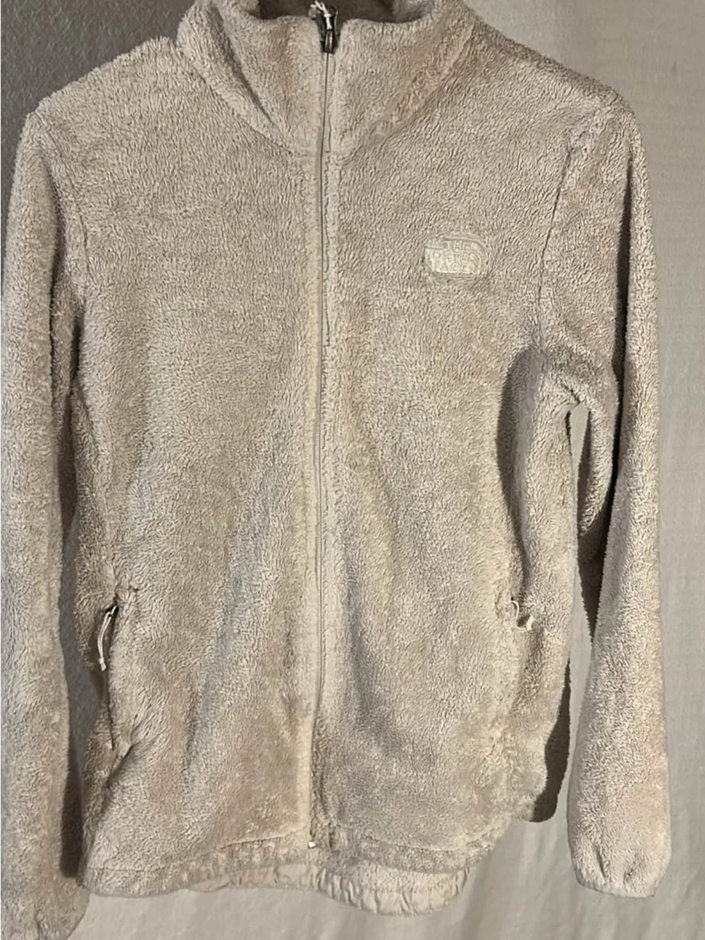 The North Face Women’s Cream Sherpa Full-Zip Jacket